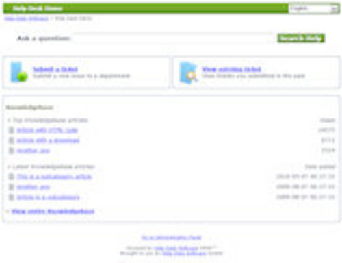 Product picture Help Desk Software