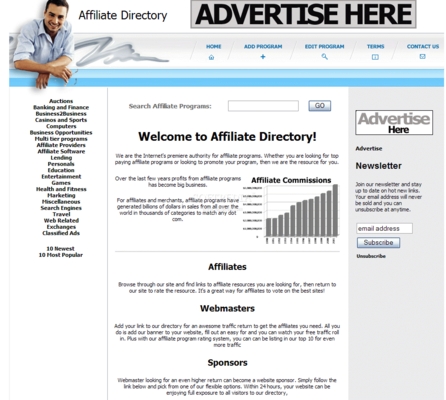 Product picture Affiliate Directory Website 